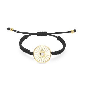 Wheel of Fortune Woven Bracelet, 18K Yellow Gold
