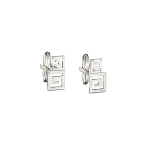 Meander Cufflinks, 925° Sterling Silver, Μen's
