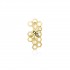 Honey Bee Brooch, 14K Yellow Gold, Large