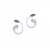 Horn of Plenty Stud Earrings, 925° Sterling Silver