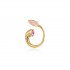 Horn of Plenty Stud Earrings, Yellow Gold Plated 925° Sterling Silver