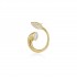 Horn of Plenty Stud Earrings, Yellow Gold Plated 925° Sterling Silver
