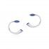 Horn of Plenty J Earrings, 925° Sterling Silver
