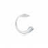 Horn of Plenty J Earrings, 925° Sterling Silver