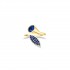 Horn of Plenty Ring, Yellow Gold Plated 925° Sterling Silver