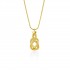 Knot of Hercules Pendant, Yellow Gold Plated 925° Sterling Silver