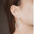 Rod of Asclepius Drop Earrings, 925° Sterling Silver
