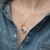 Horn of Plenty Pendant, Yellow Gold Plated 925° Sterling Silver