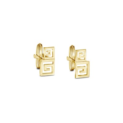 Meander Cufflinks, 14K Yellow Gold, Μen's