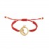 Pomegranate Woven Bracelet, 14K Yellow Gold