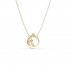 Pomegranate Necklace, Yellow Gold Plated 925° Sterling Silver, Small