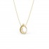 Pomegranate Necklace, Yellow Gold Plated 925° Sterling Silver, Small