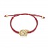 Spiral of Life Woven Bracelet, Yellow Gold Plated 925° Sterling Silver