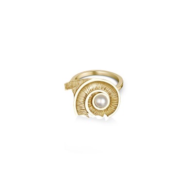 Spiral of Life Ring, 18K Yellow Gold
